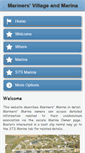 Mobile Screenshot of marinersvillageandmarina.com