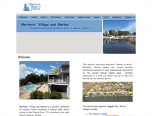 Tablet Screenshot of marinersvillageandmarina.com